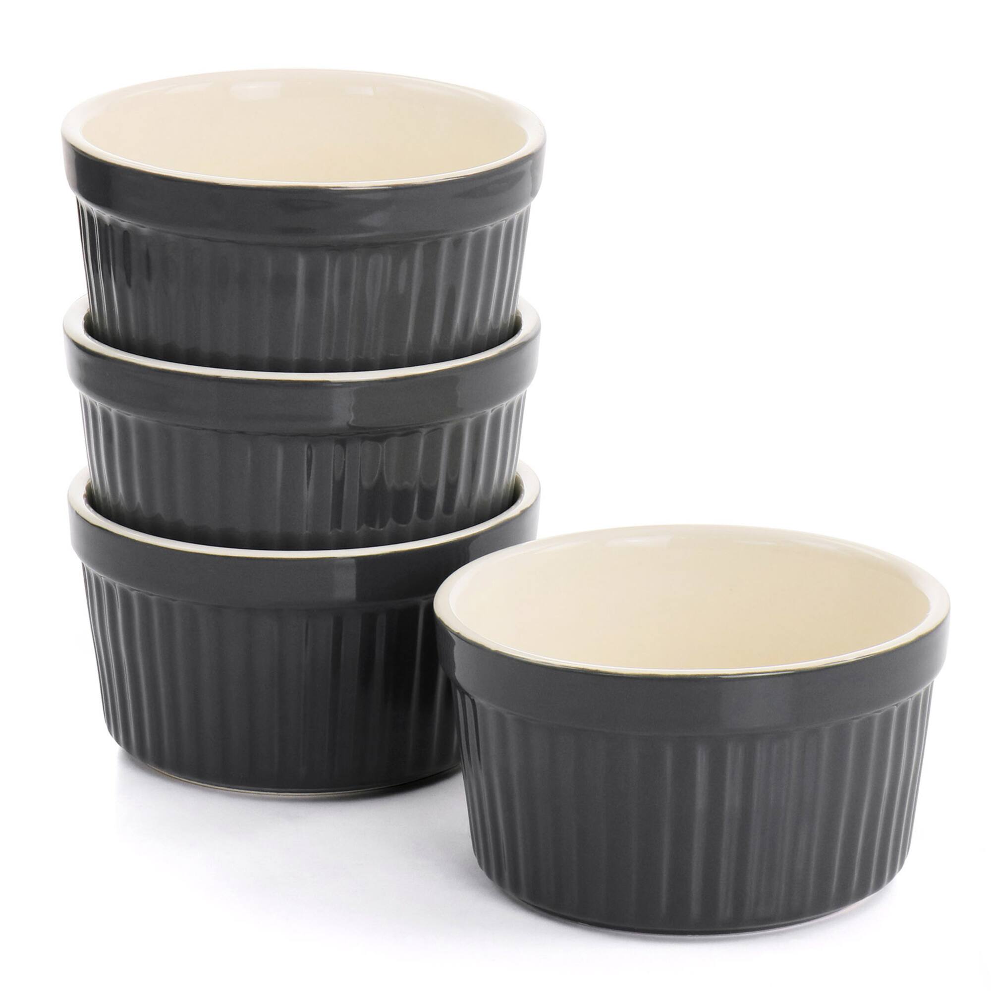 Spice by Tia Mowry Savory Saffron Gray 16 Piece Ceramic Nonstick Cookware Set